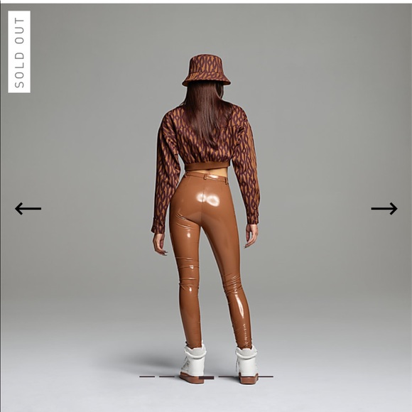 COPY - Ivy Park Crop Monogram Track Jacket - Picture 2 of 6